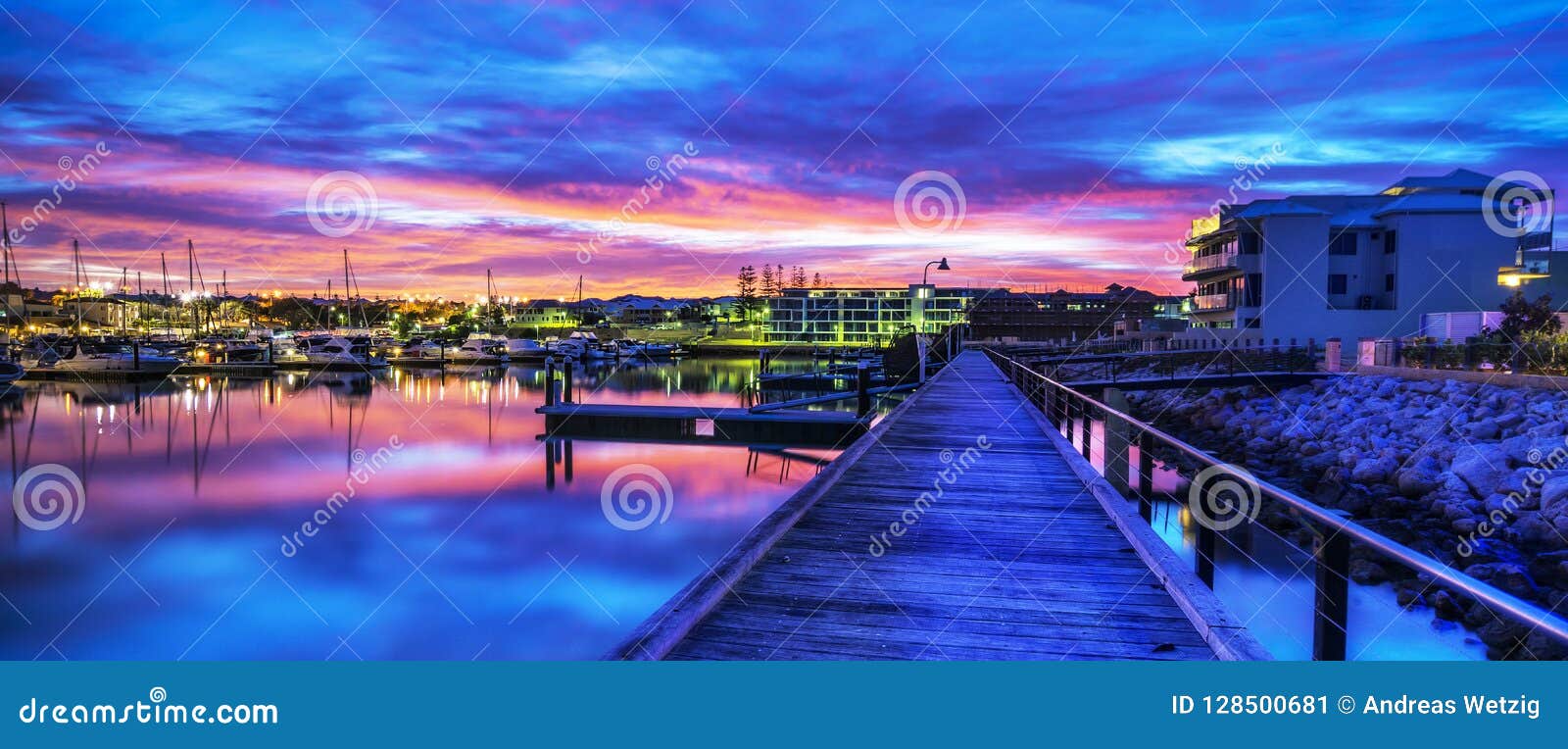 sunrise mindari marina, perth, australia