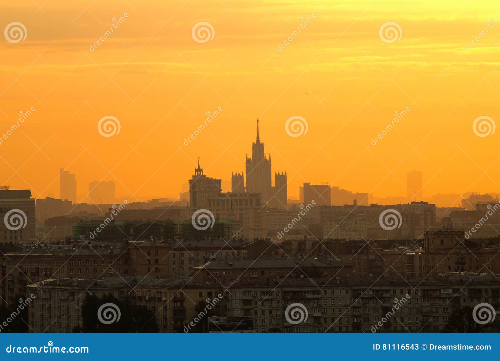 sunrise in moscow
