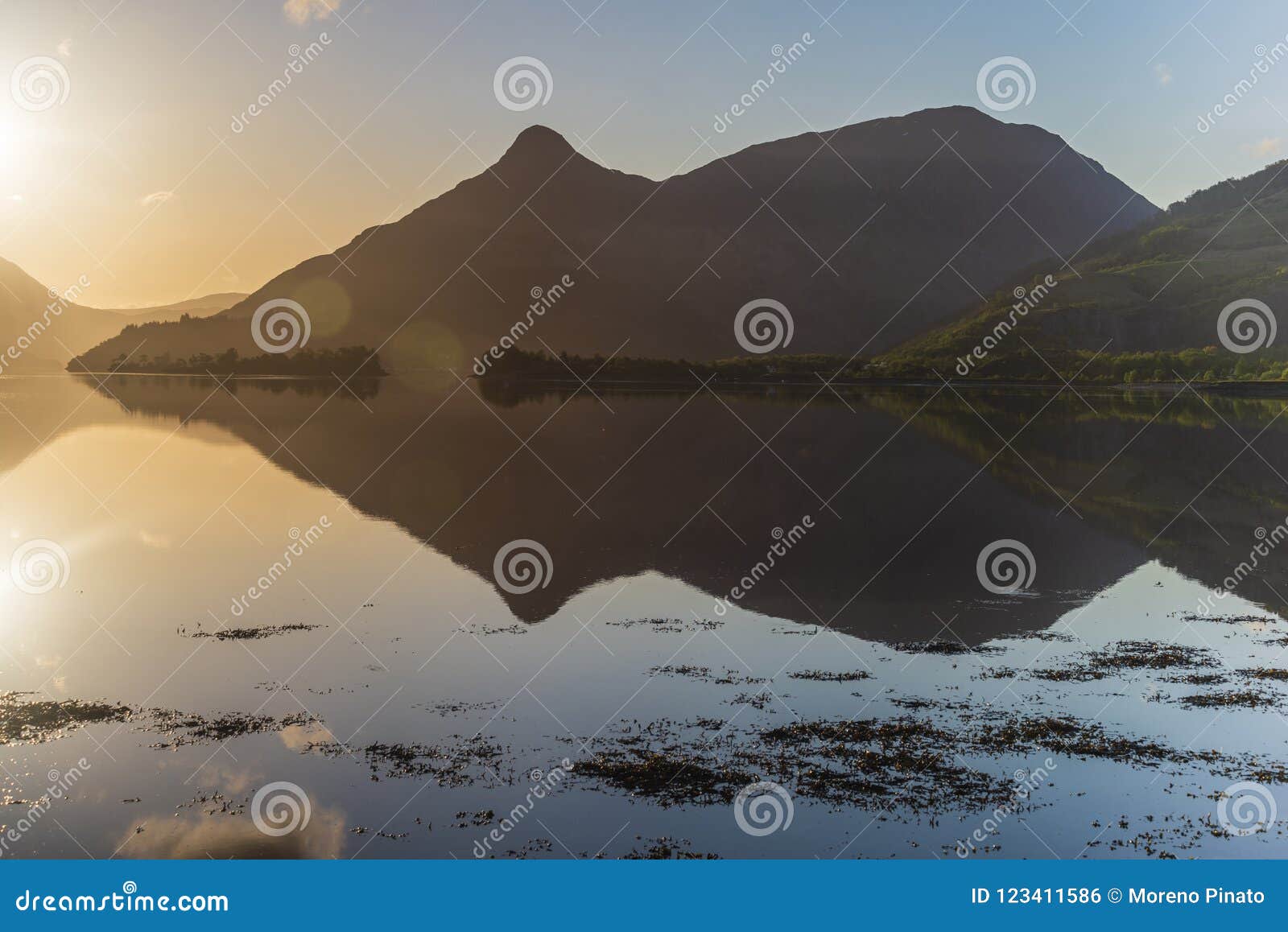 Sunrise Over Loch Leven in Glencoe Surroundings Stock Photo - Image of ...