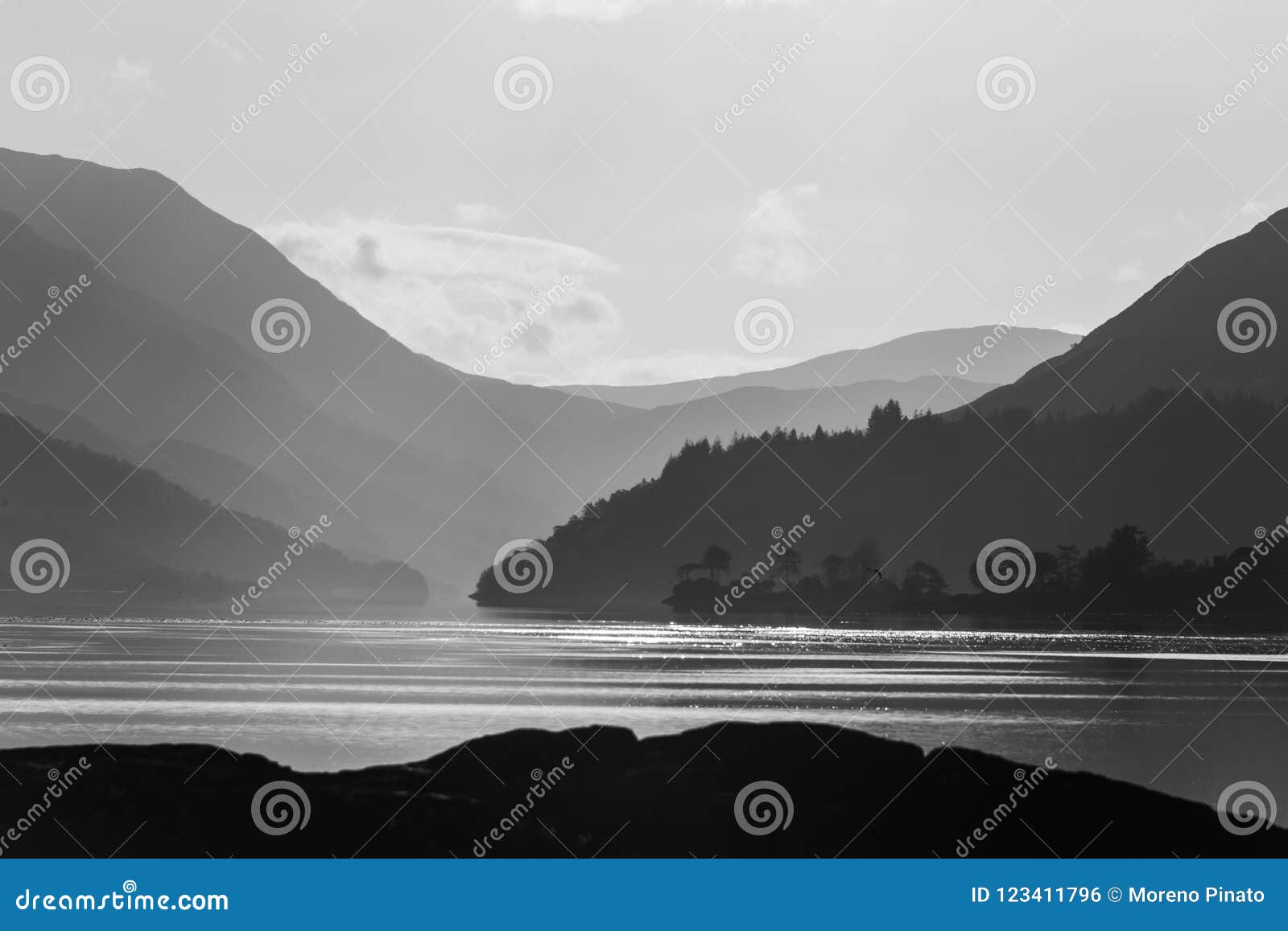 Sunrise Over Loch Leven in Glencoe Surroundings Stock Photo - Image of ...