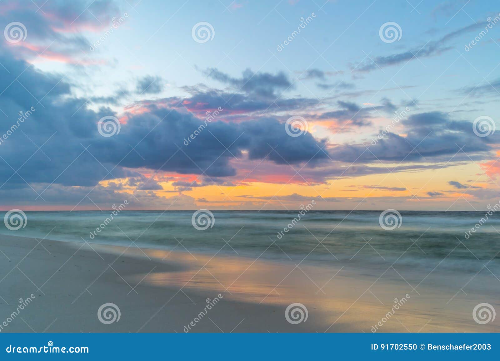 sunrise on pensacola beach