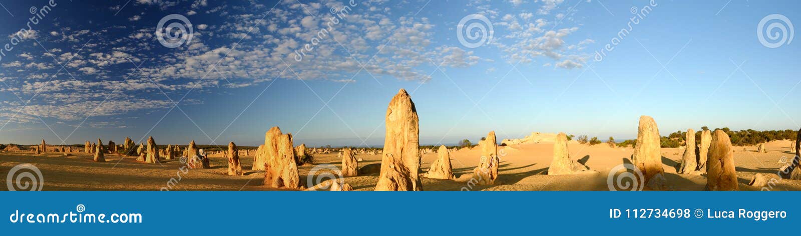 sunrise at pinnacles desert. nambung national park. cervantes. western australia. australia