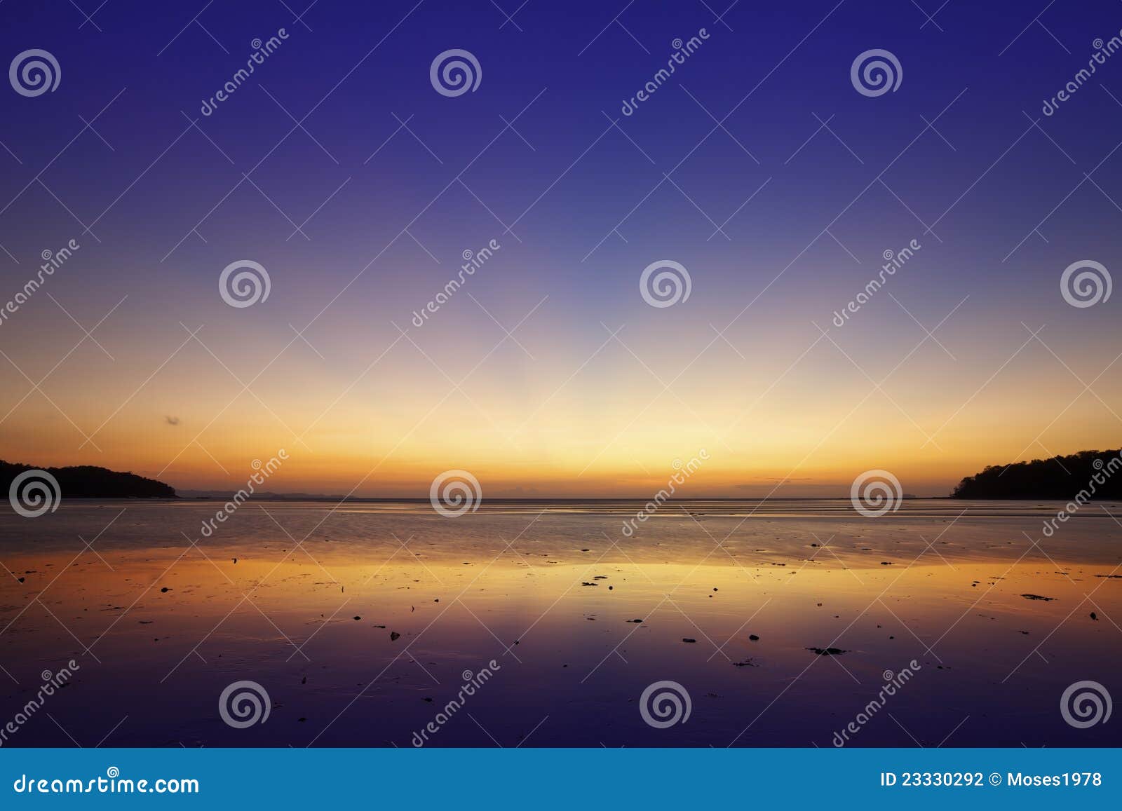 Sunrise scene stock photo. Image of island, scenic, beach - 23330292