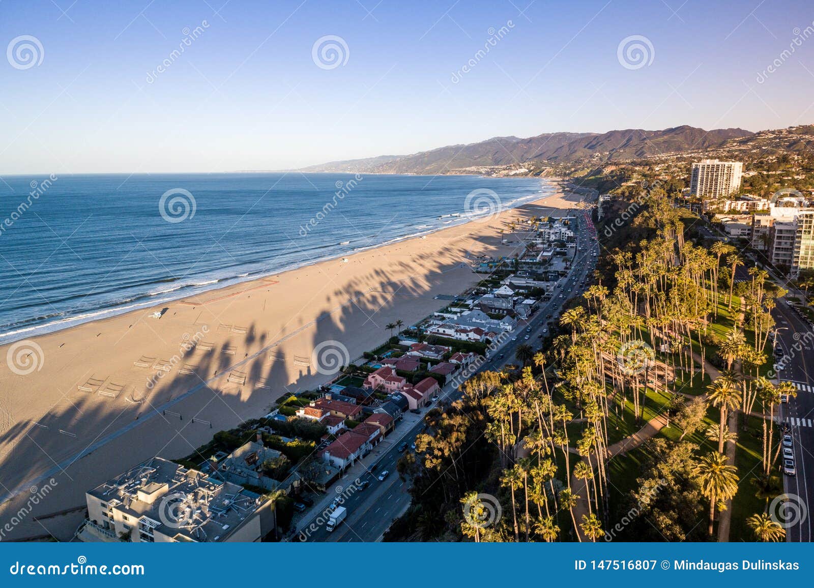 sunrise time in santa monica, los angeles, california