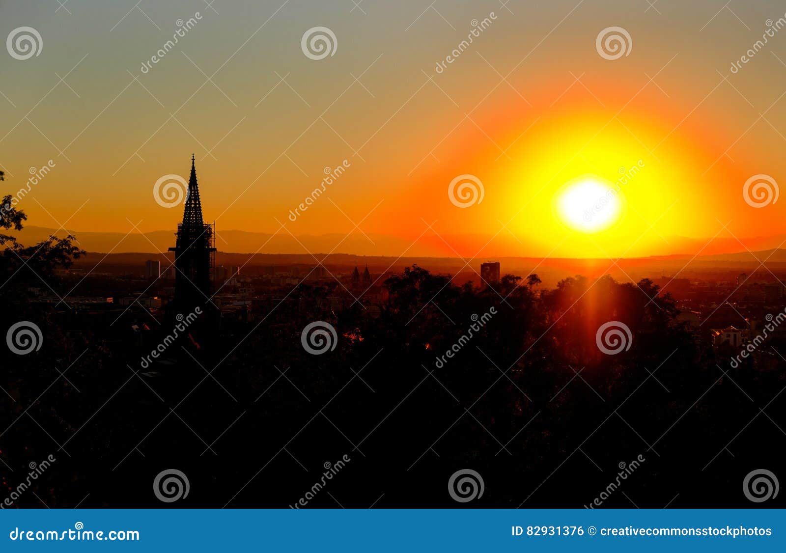 Sunrise On Village Picture. Image: 82931376