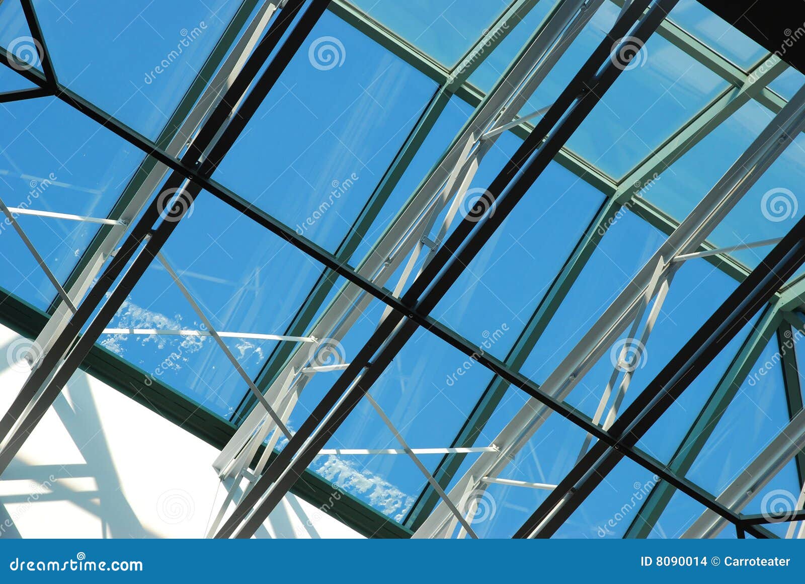 Sunroof Du Centre Commercial Photo stock Image du géométrique