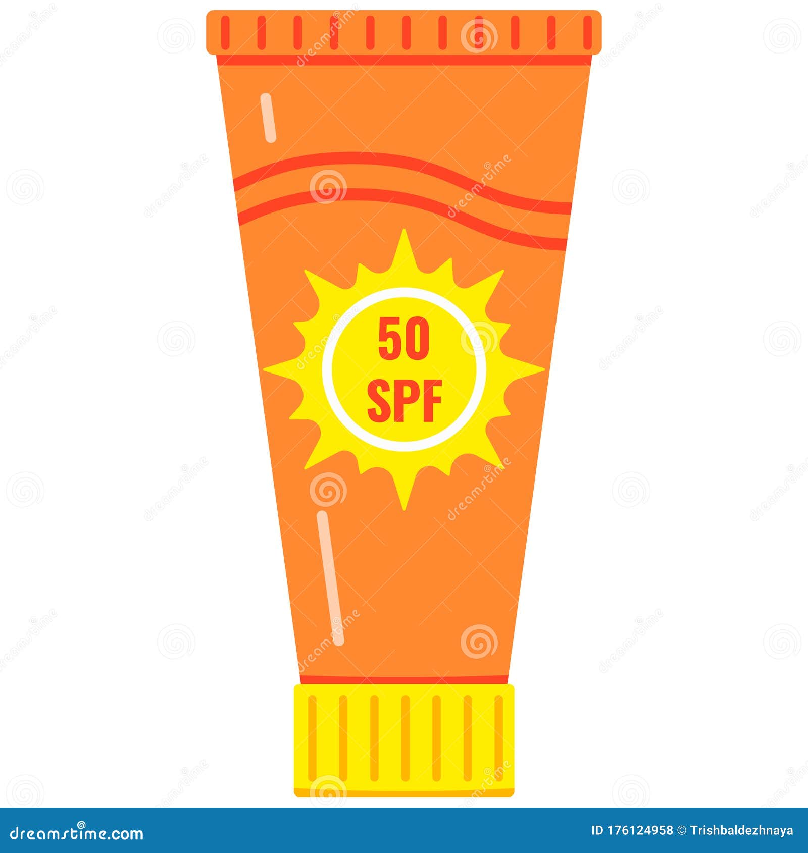 Sunscreen Bottle With Dispenser Pump Stock Photography | CartoonDealer