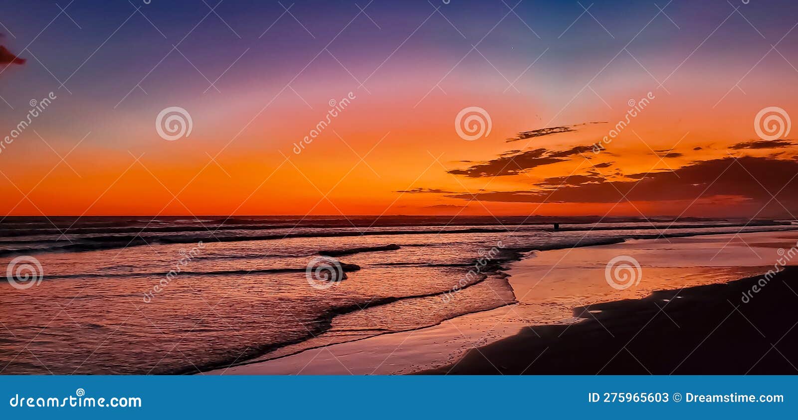 hermosa puesta de sol sunset beach el cuco san miguel