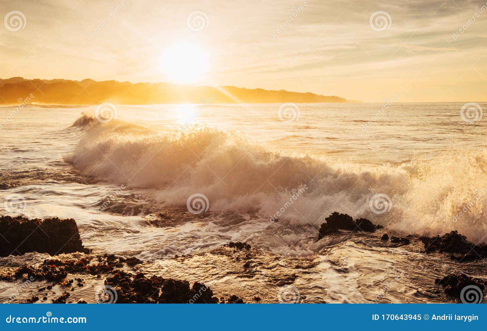 Sunset Beach Landscape Wallpapers Stock Image Image Of Sunlight