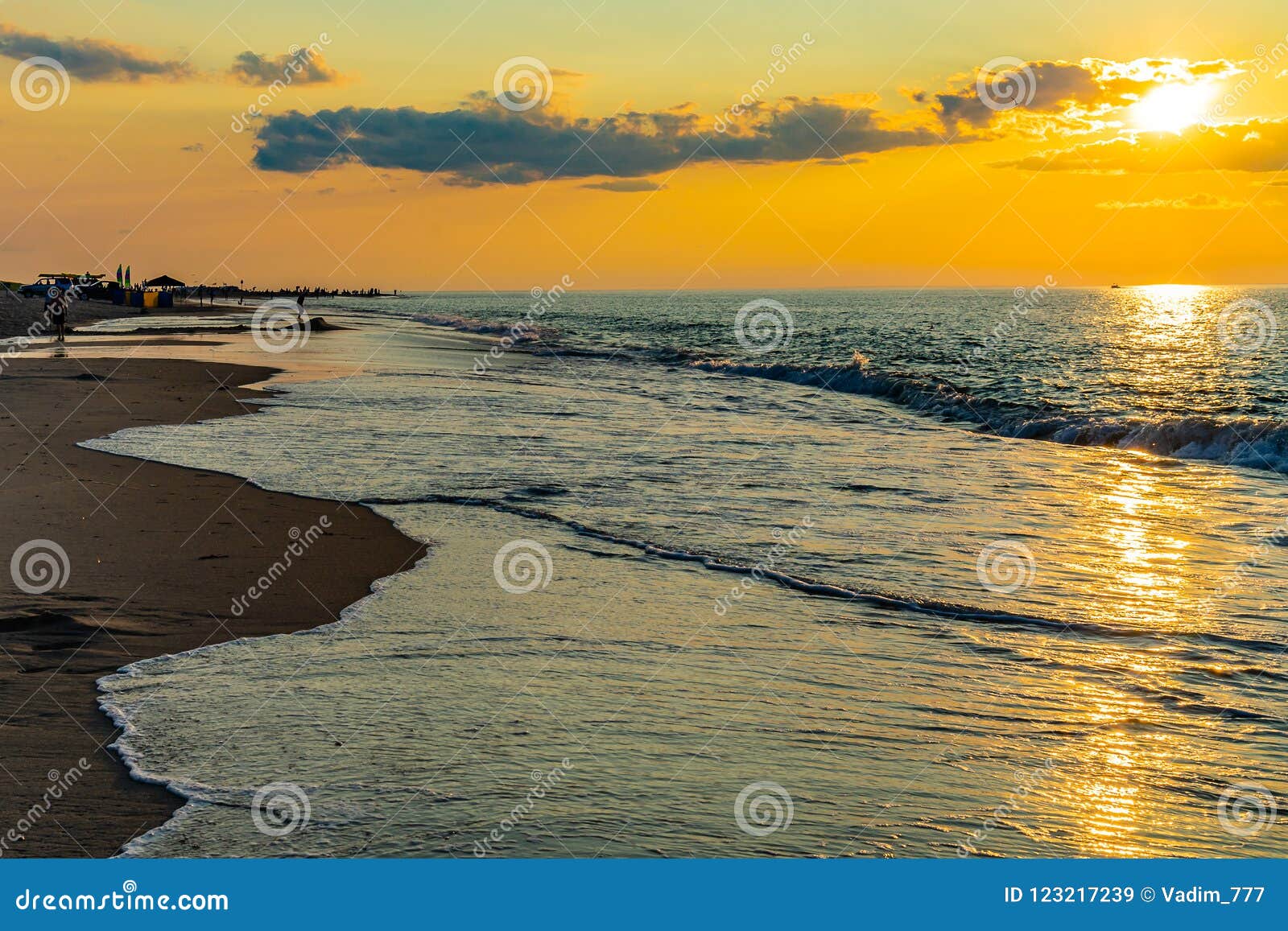 Sunset on the Beach on North Side of the Provincelands Cape Cod