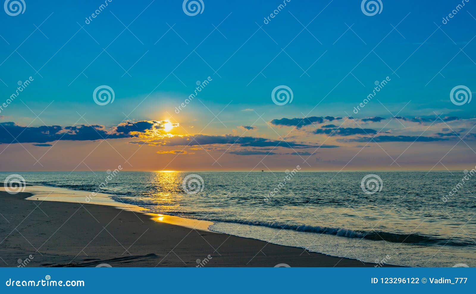 Sunset on the Beach on North Side of the Provincelands Cape Cod