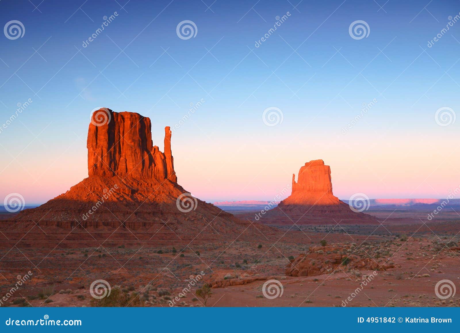 Sunset Buttes in Monument Valley Arizona Stock Photo Image of outdoor
