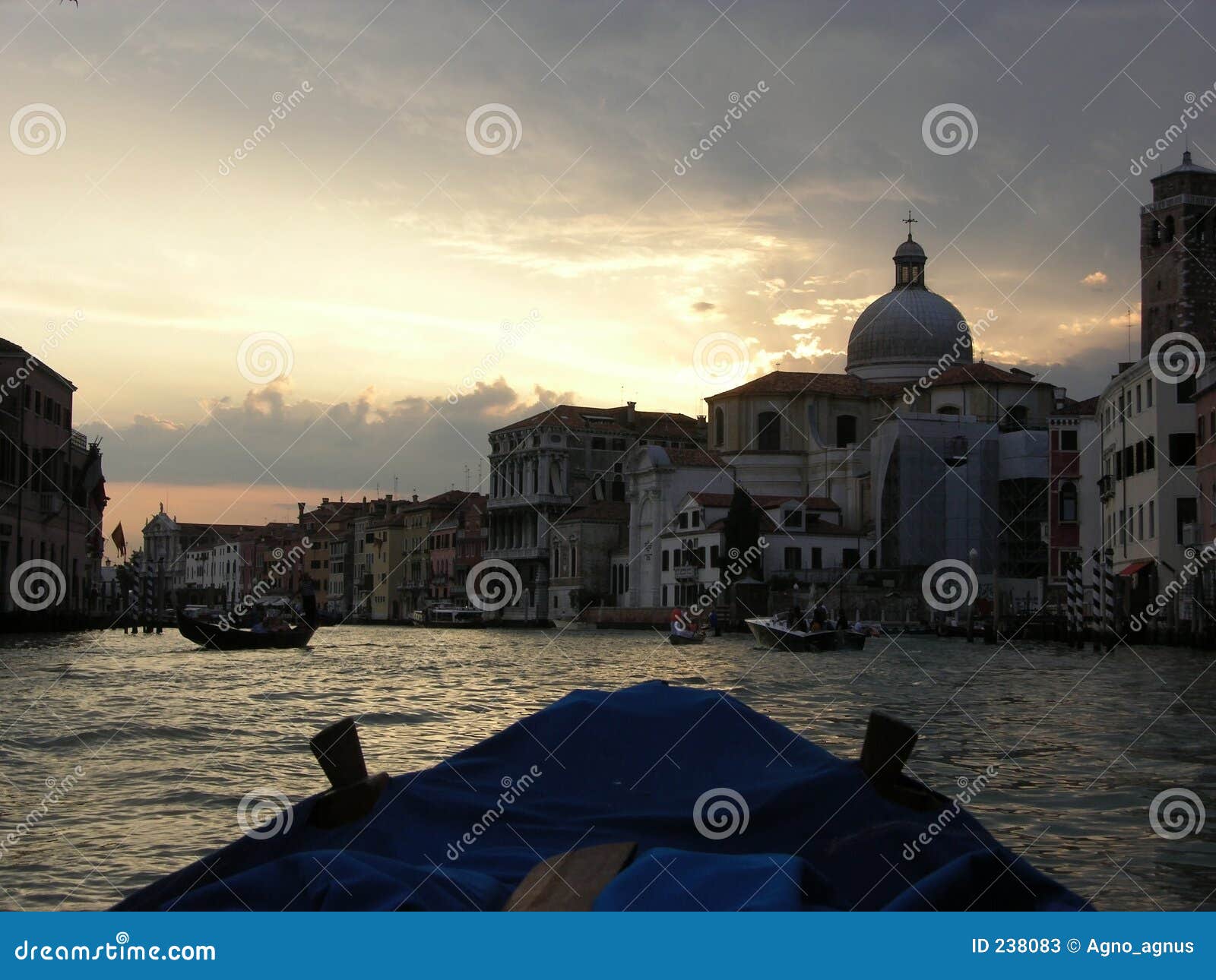sunset canal grande