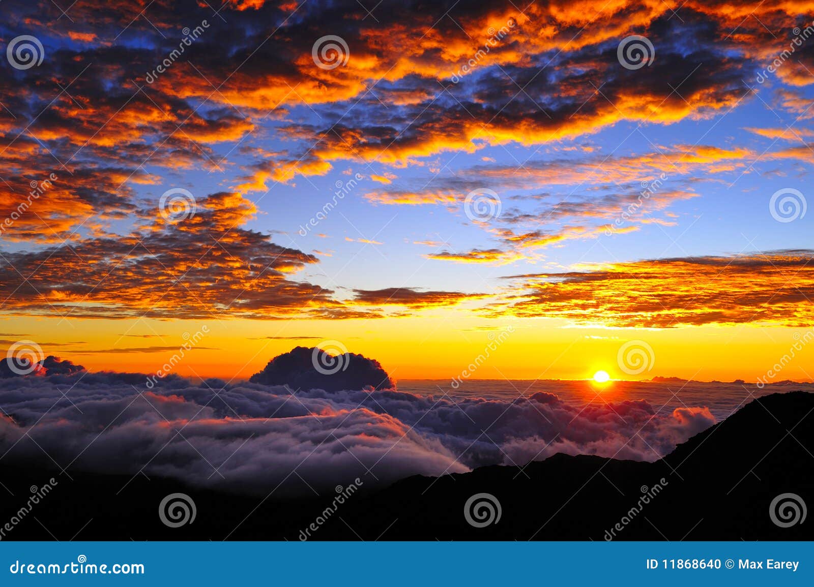 sunset and cloudscape