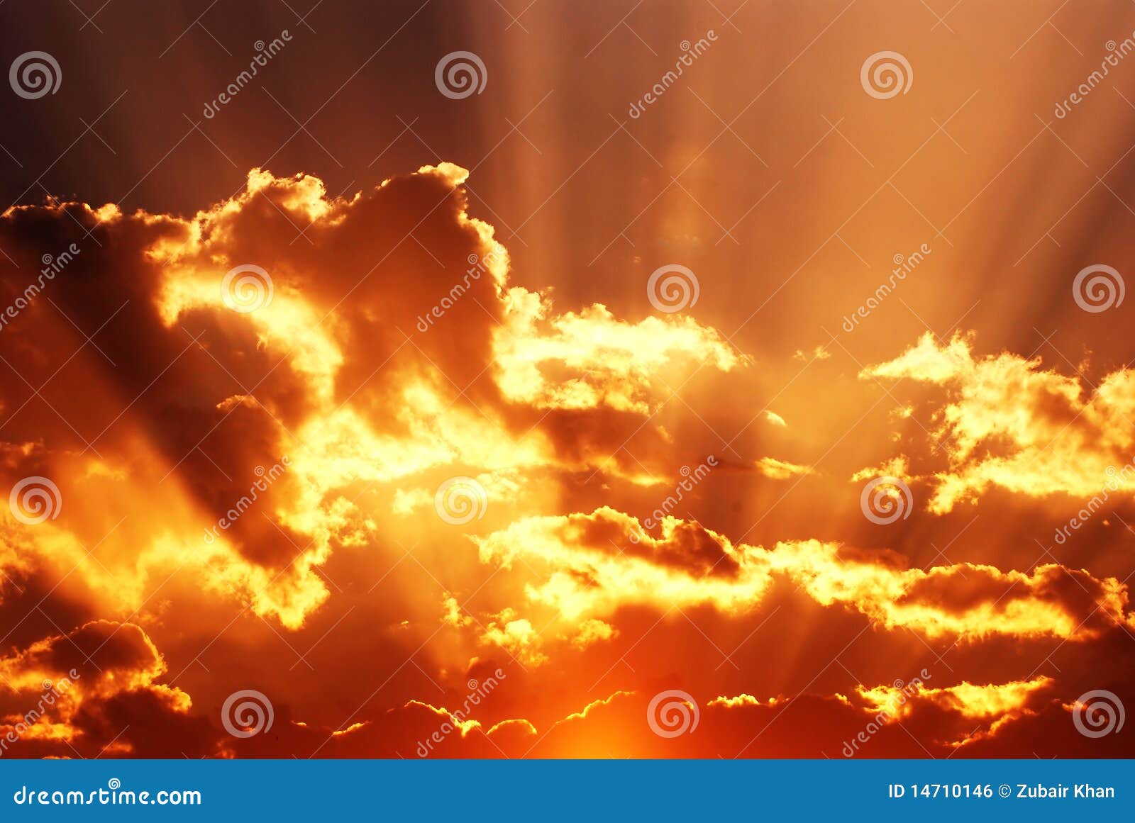 Sunset and cloudscape stock photo. Image of colorful - 14710146