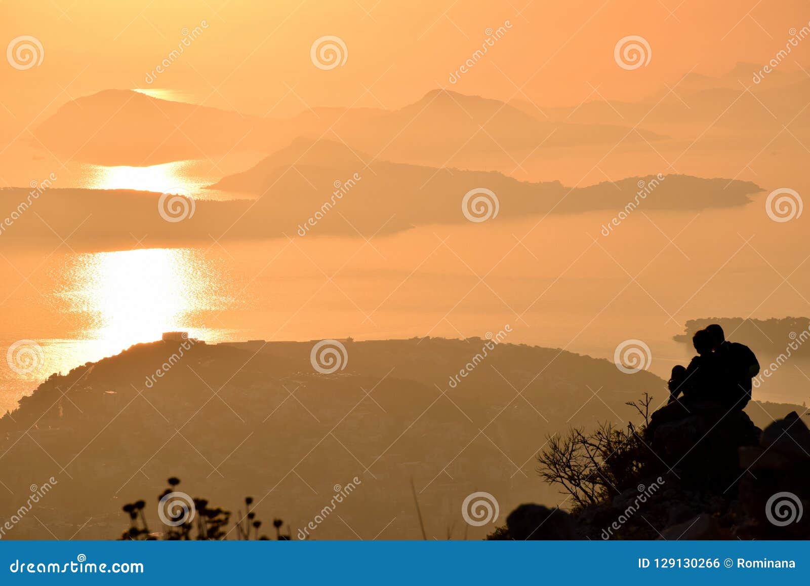 sunset from croacia