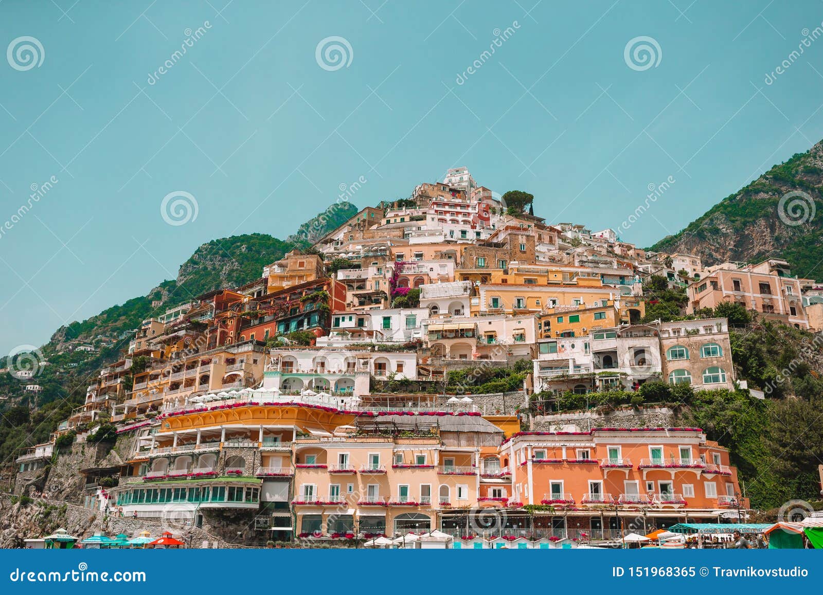 Beautiful Coastal Towns of Italy - Scenic Positano in Amalfi Coast ...