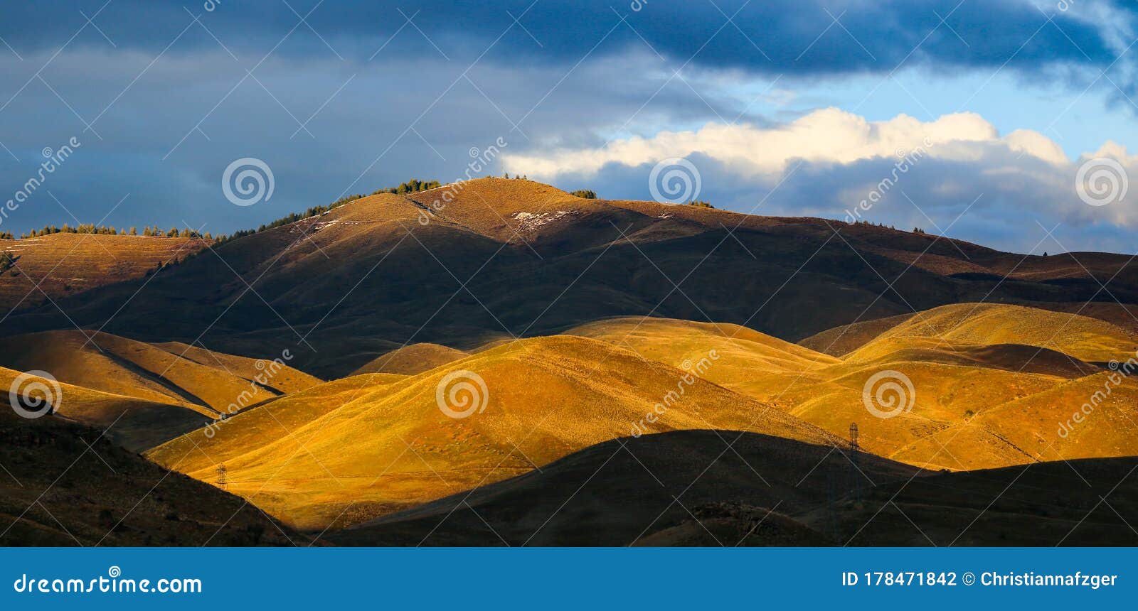 sunset on the foothills in southeast boise, idaho