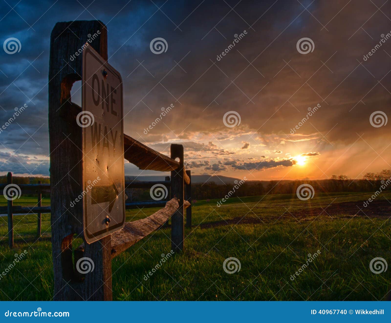 sunset at fort frederick