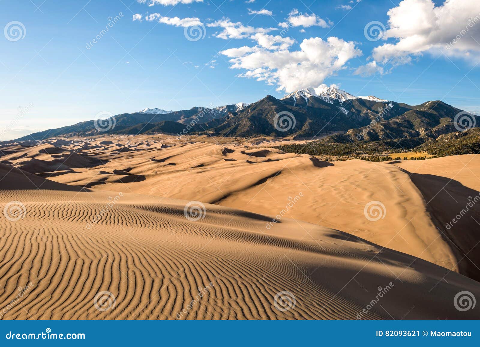 sunset at great sand dunes