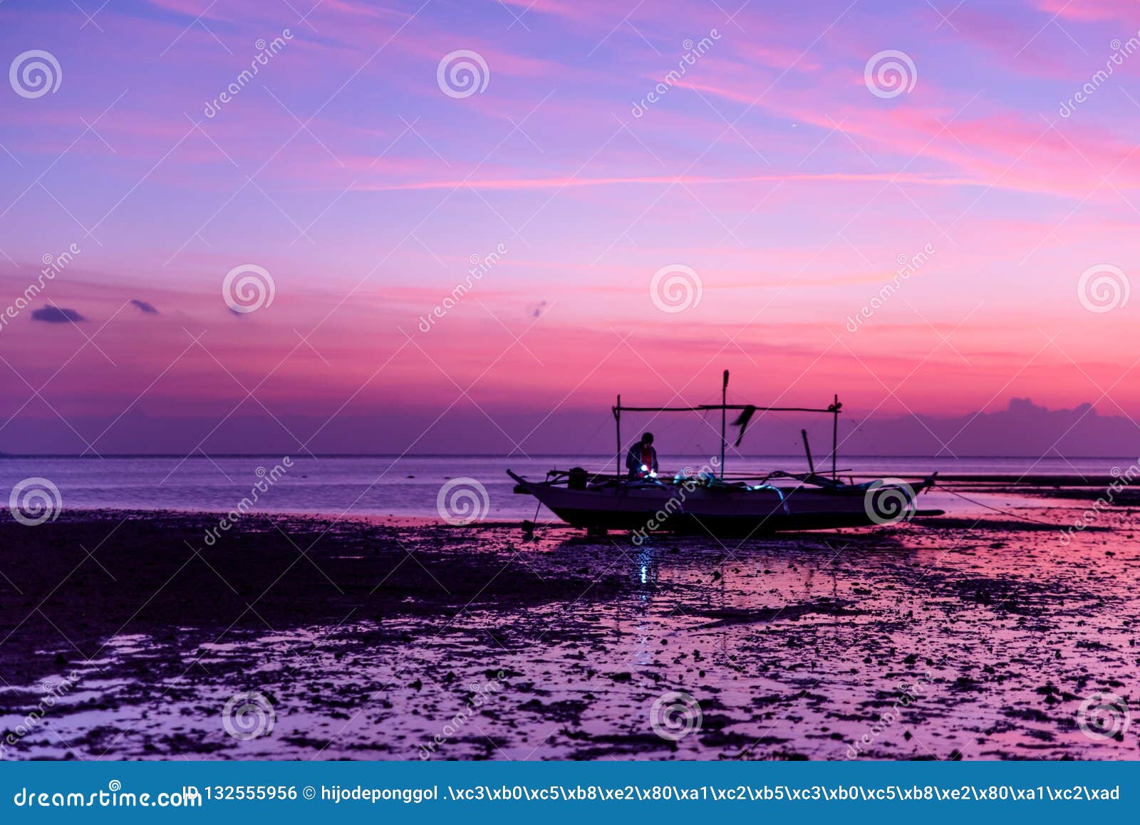 sunset at lakawon beach resort, cadiz, negros occidental, phlippines