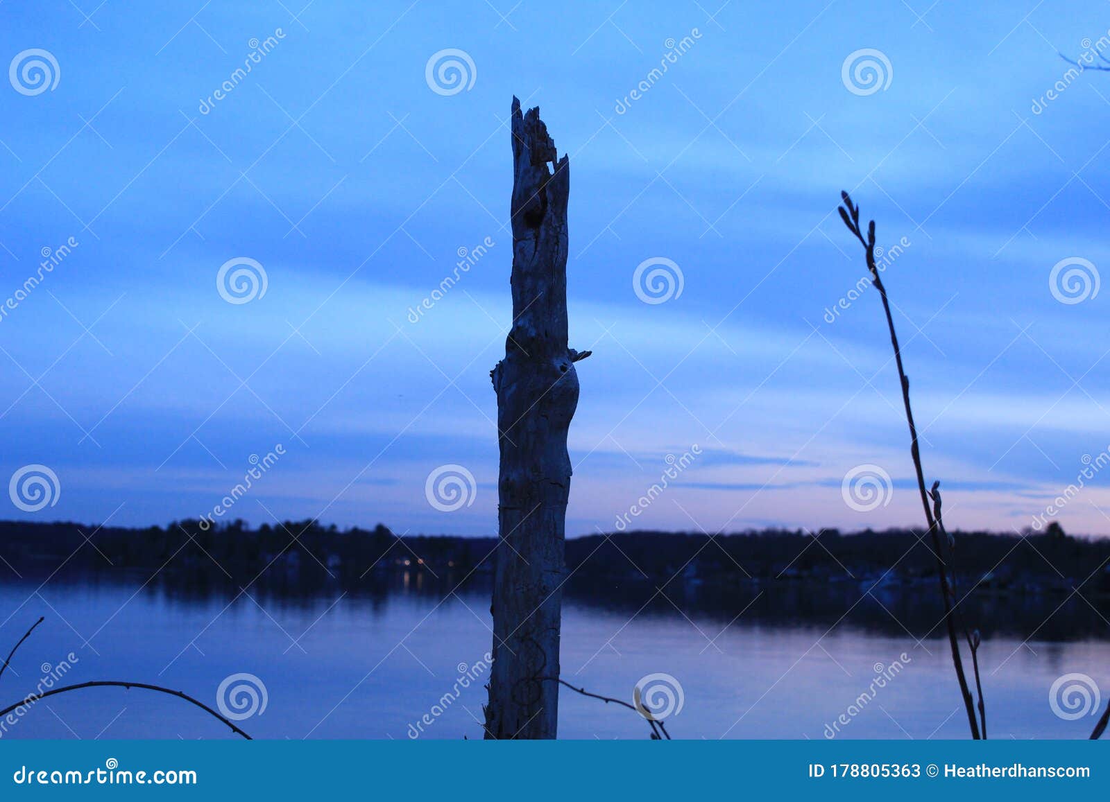Sunset at Lake Bantam in Connecticut Stock Image Image of bantam