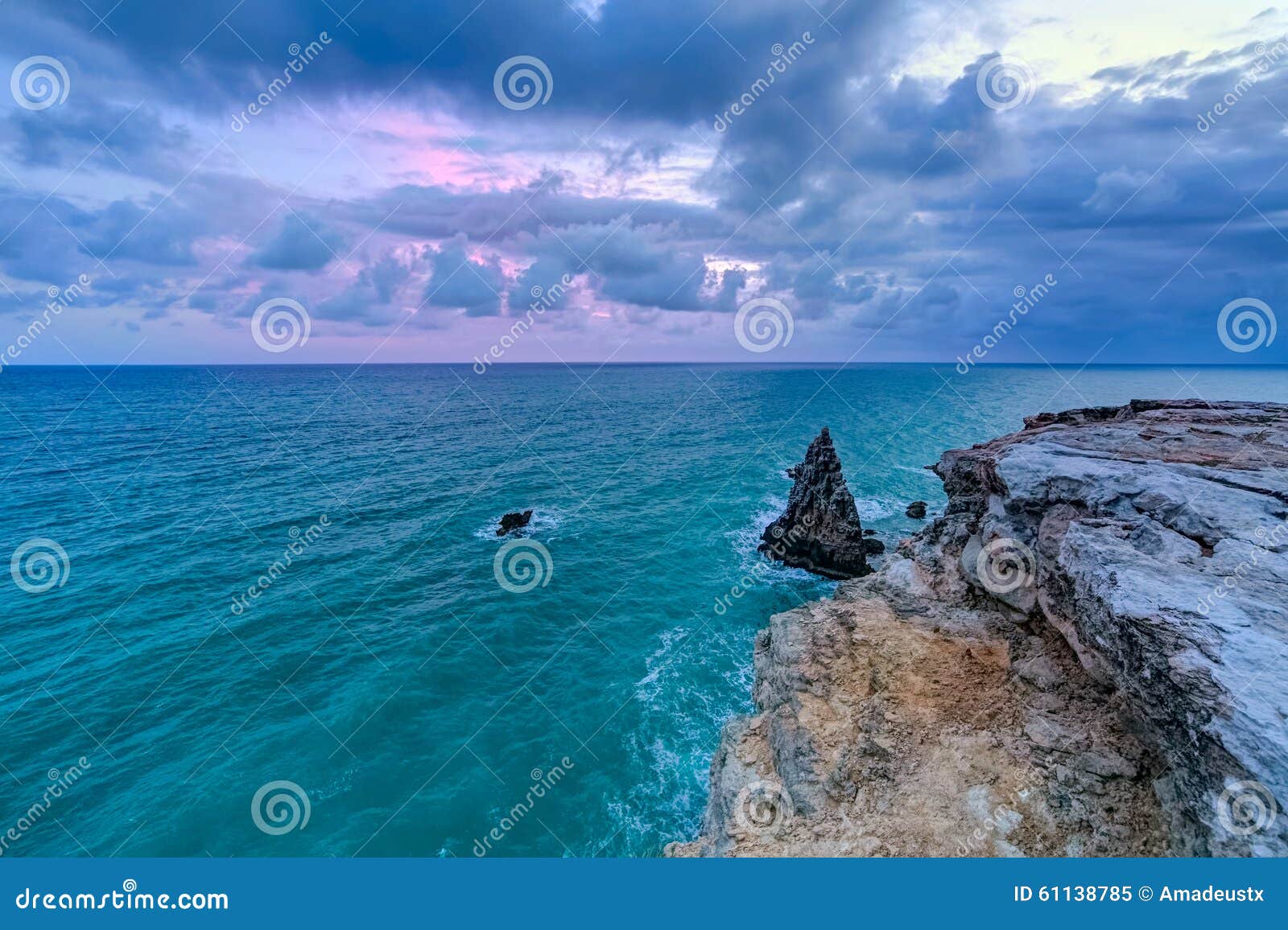 sunset at los morrillos lighthouse, cabo rojo, puerto rico