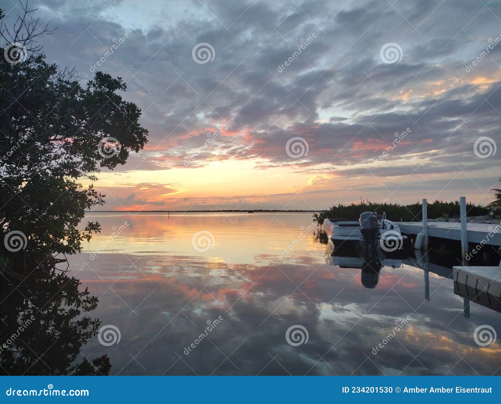Sunset Offshore in the Florida Keys Editorial Image Image of horizon