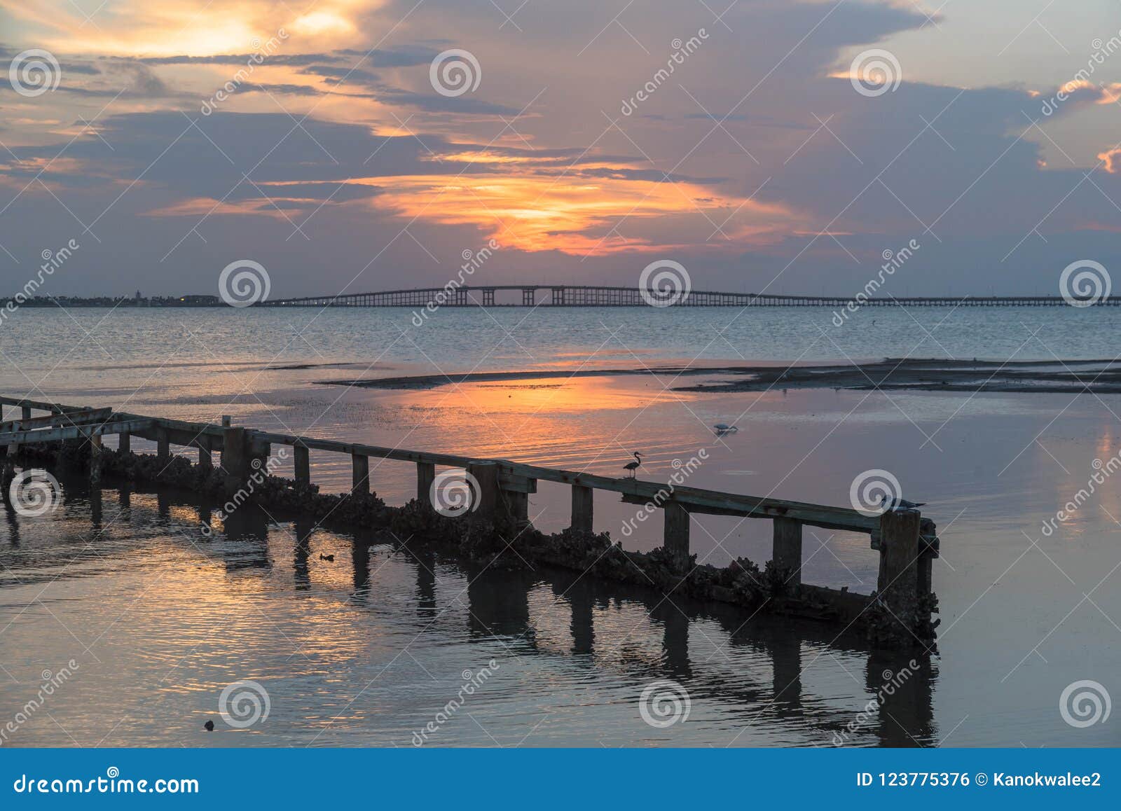 sunset at sea