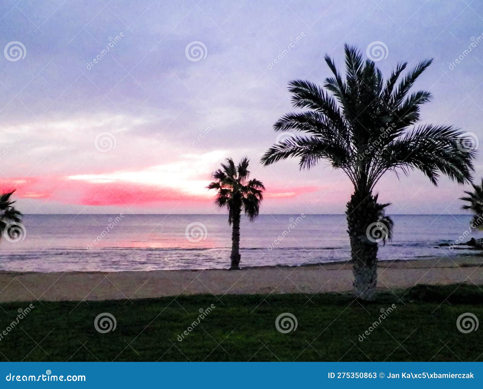 Sunset Over Tropical Beach Stock Image Image Of Landsacpe 275350863 Sunset Over Tropical Beach Stock Image Image Of Landsacpe 275350863