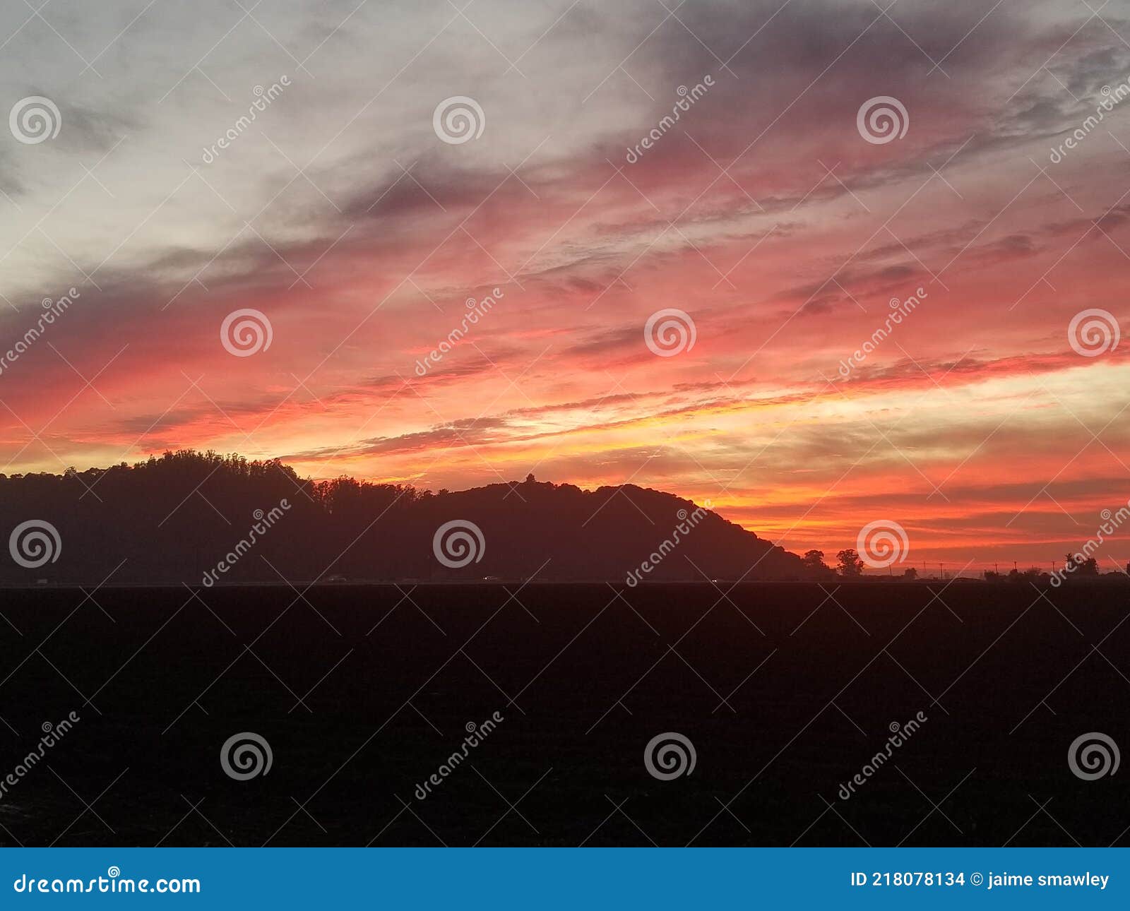 sunset pajaro valley california march2020