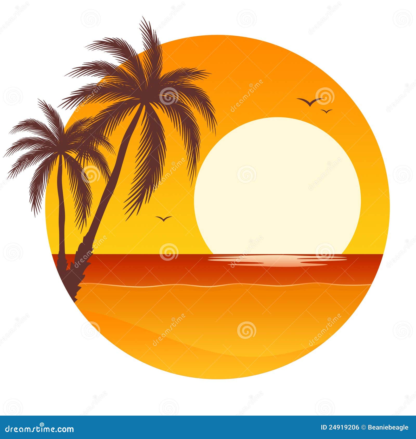 free sunset clipart