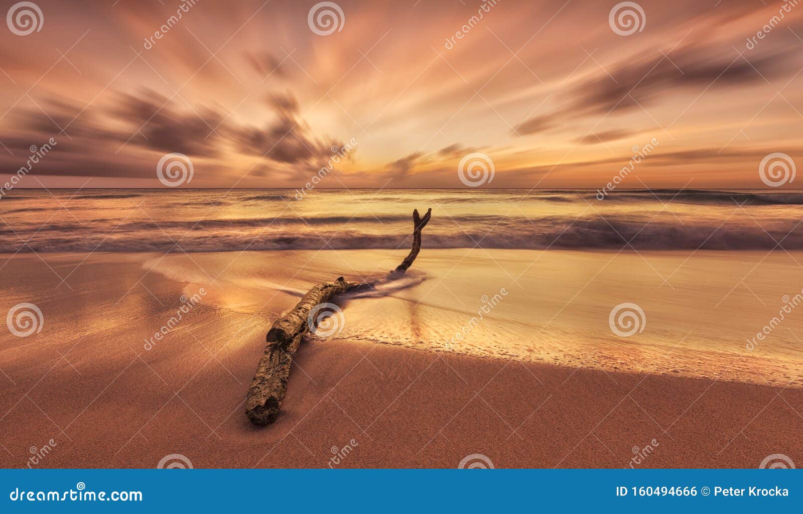 Sunset at Pigeon Point, Tobago, Trinidad and Tobago, Caibbean Stock