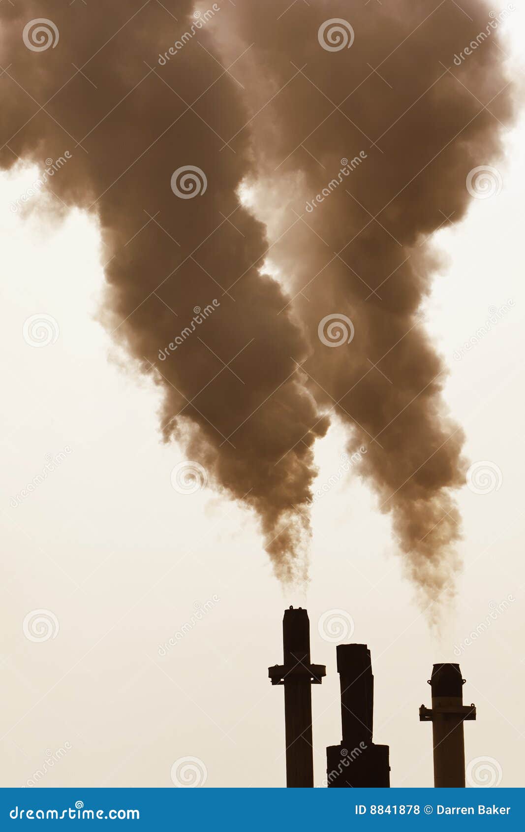 Sunset Pollution stock photo. Image of damage, poisonous 8841878