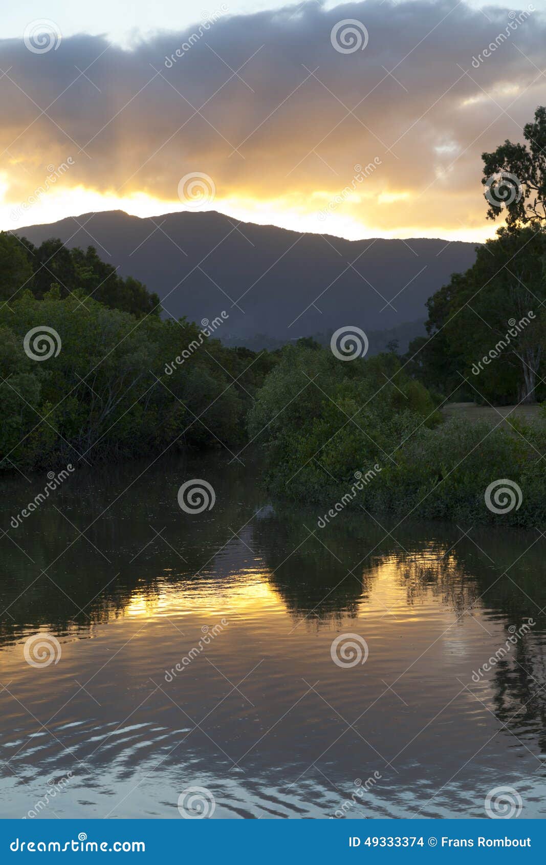 Sunset in Queensland,Australia Stock Photo Image of nature, sundown