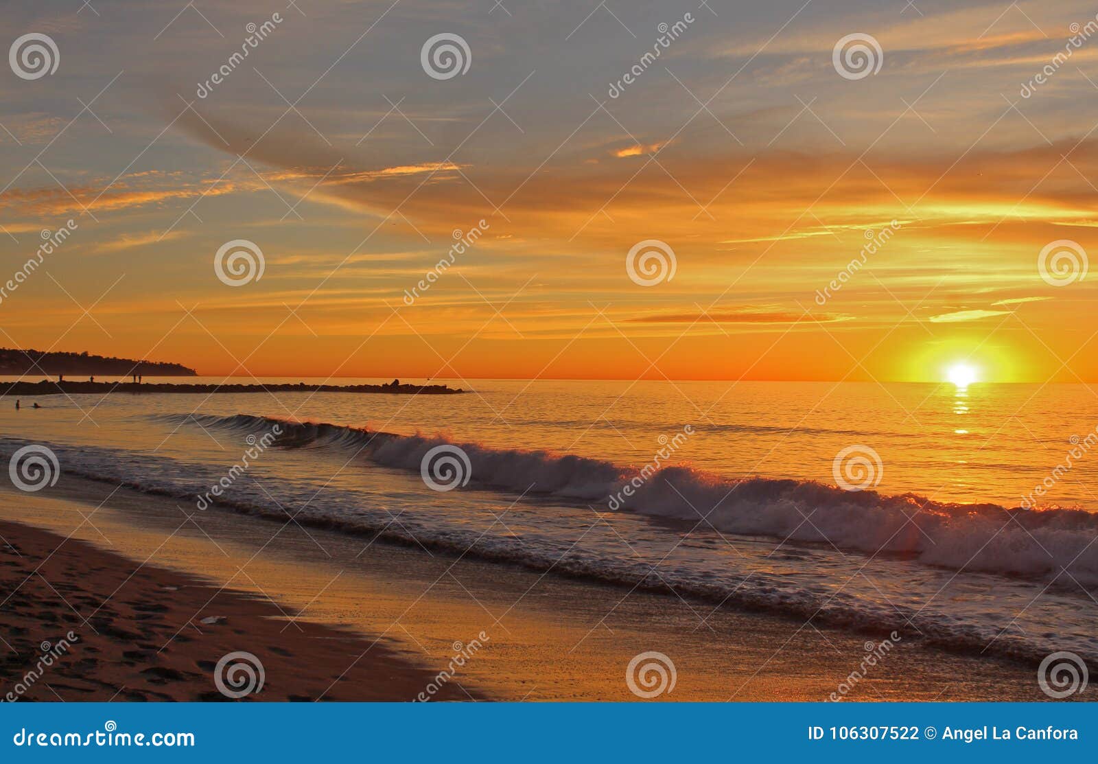 sunset, redondo beach, los angeles, california