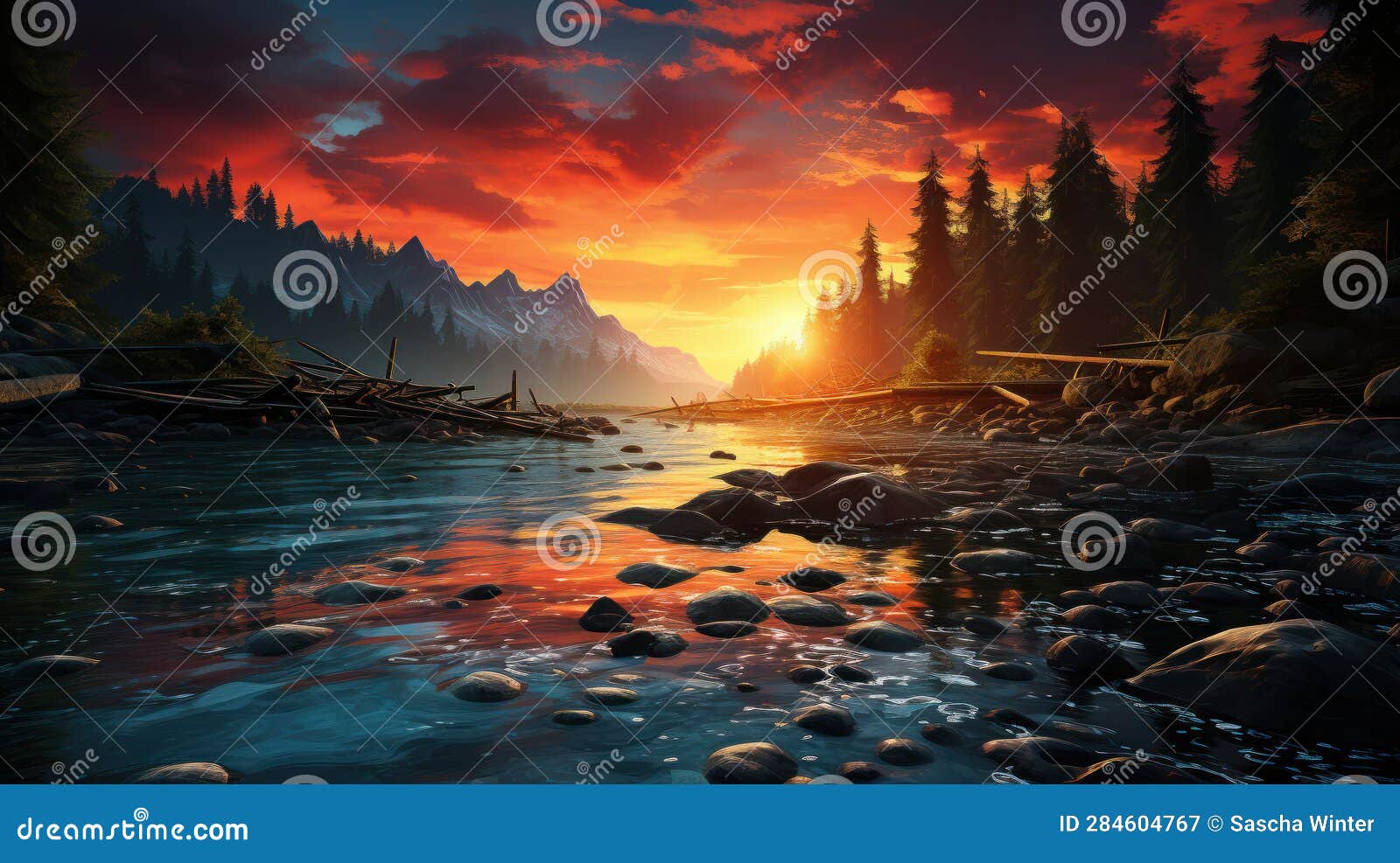 sunset serenade: a mystical rainforest journey