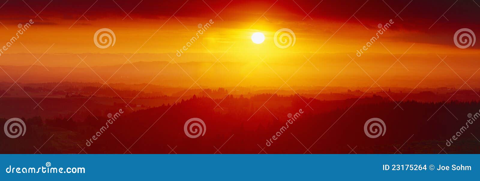 Sunset at Silver Creek stock photo. Image of america 23175264