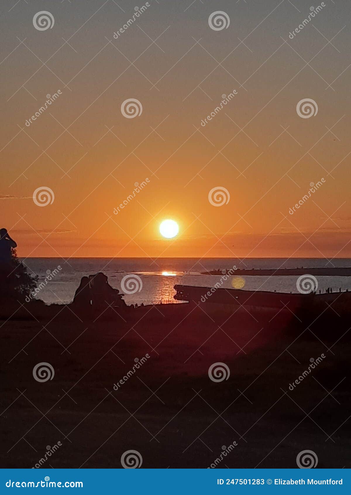 sunset in solis, maldonado, uruguay