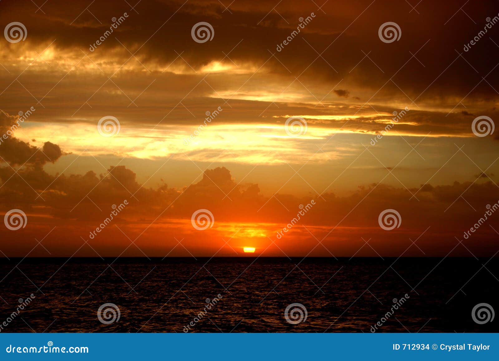 sunset at stradbroke