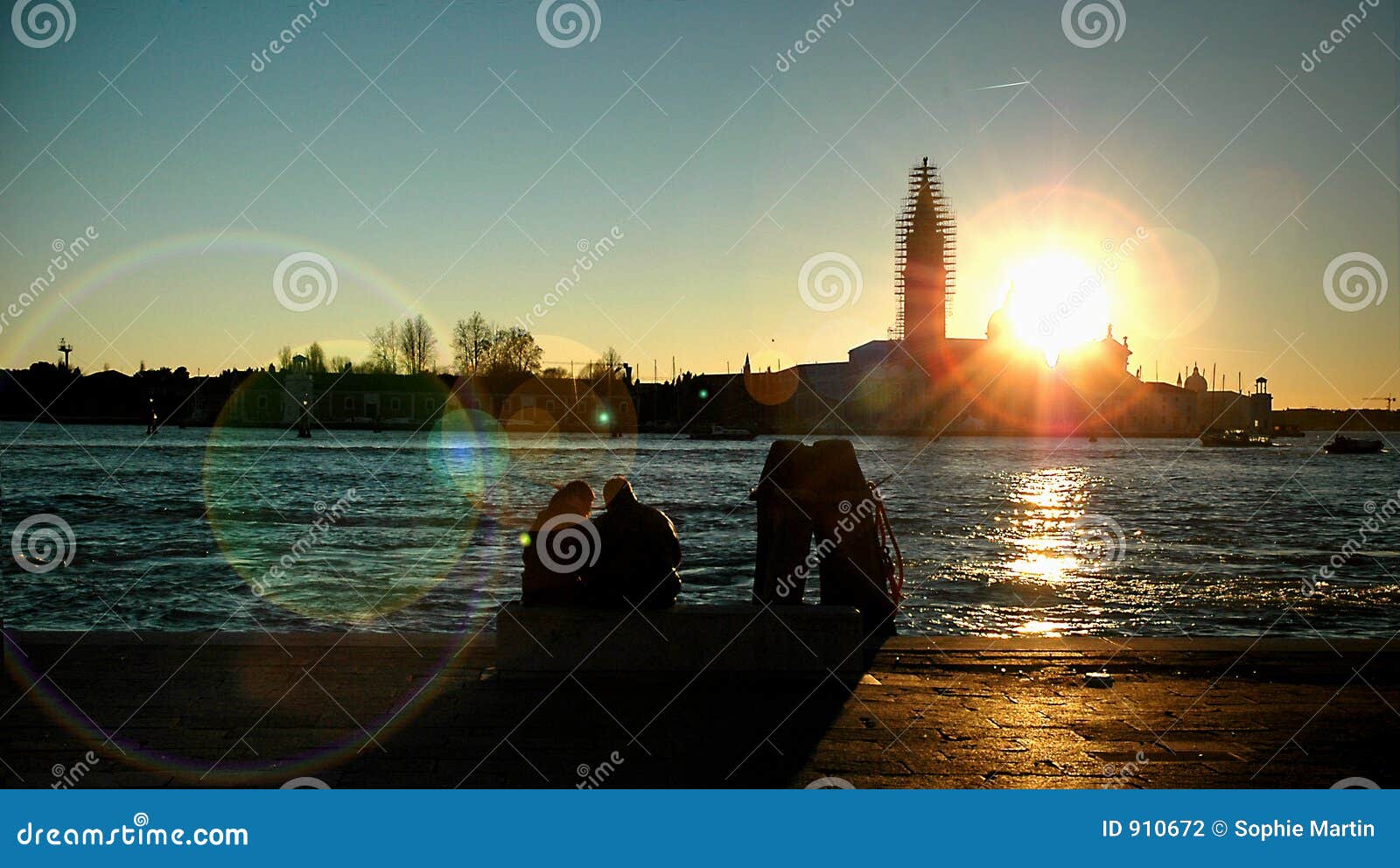 sunset in venezia