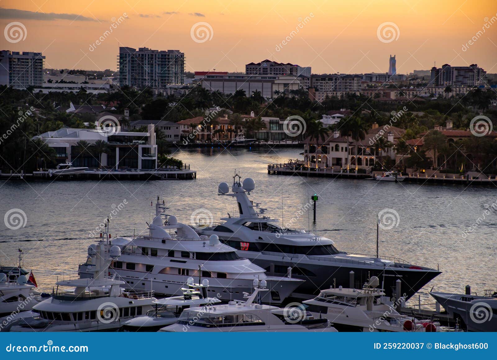 yachts docked in fort lauderdale