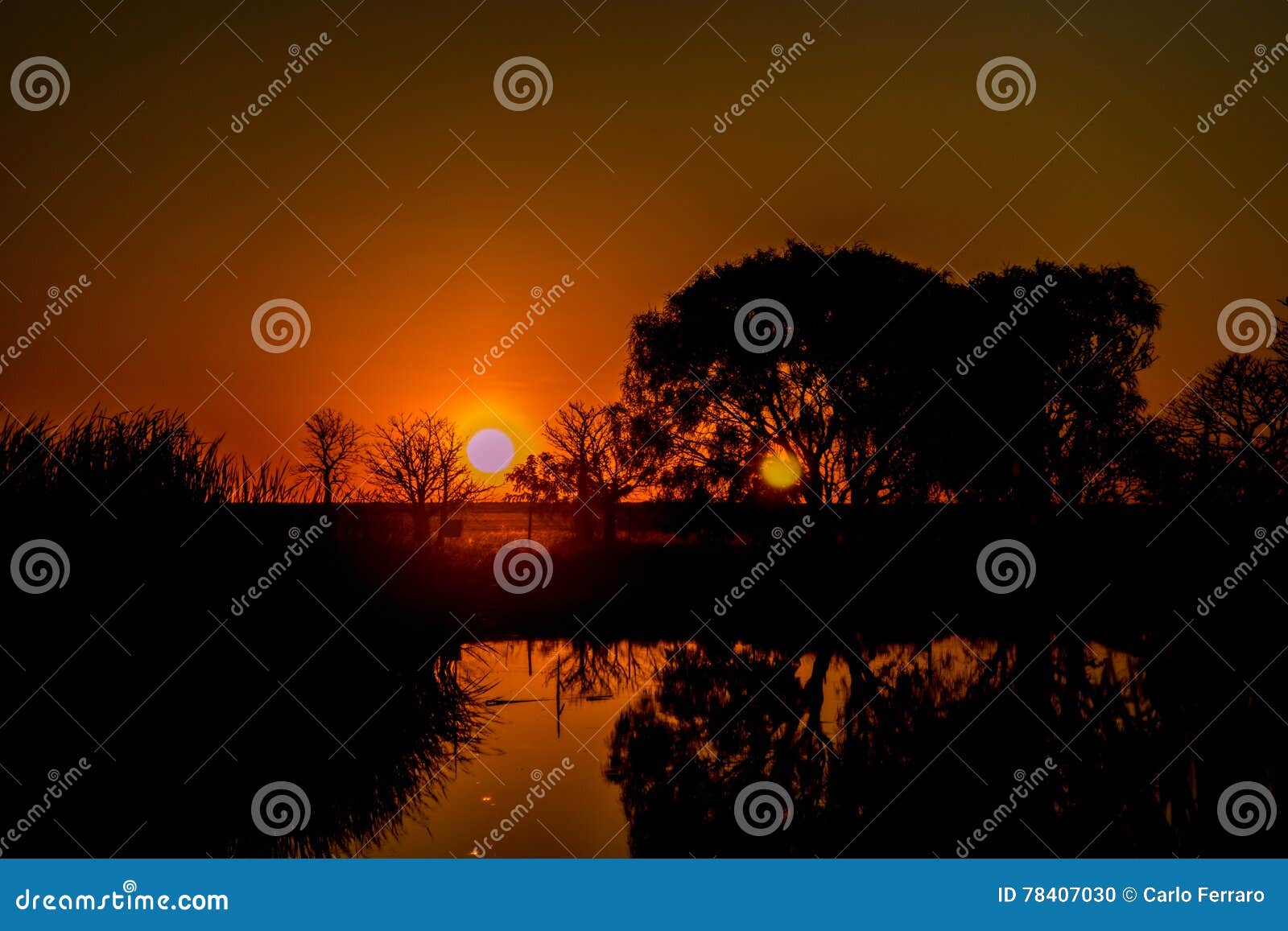 Sunset stock photo. Image of dawn, derby, horizon, dusk 78407030