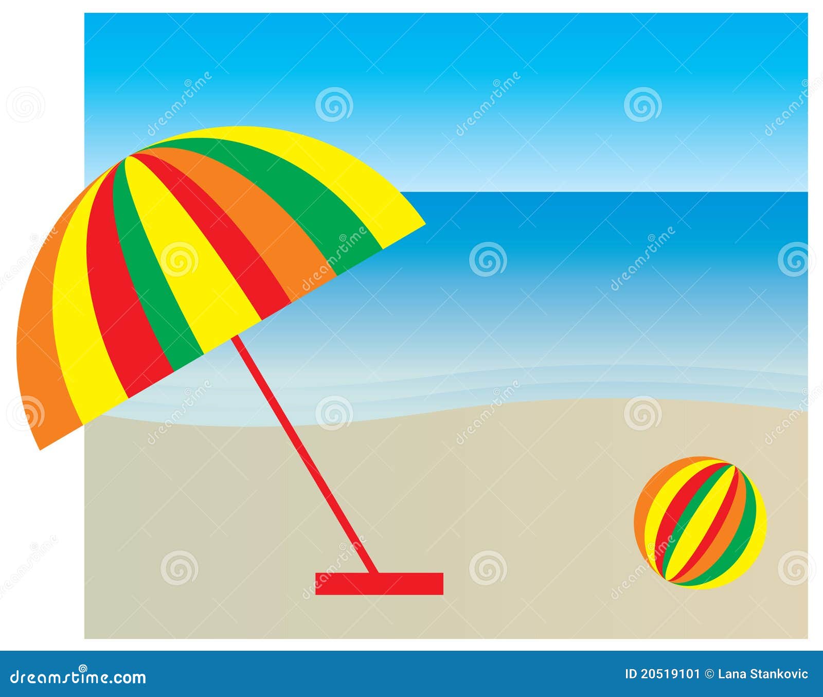 sunshade on the beach