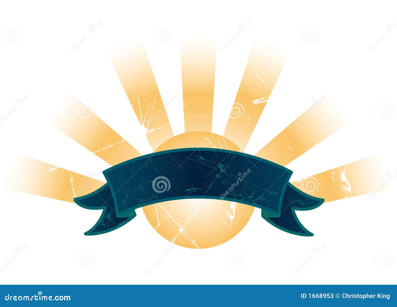 Sunshine Banner / Sign stock vector. Illustration of grunge 1668953