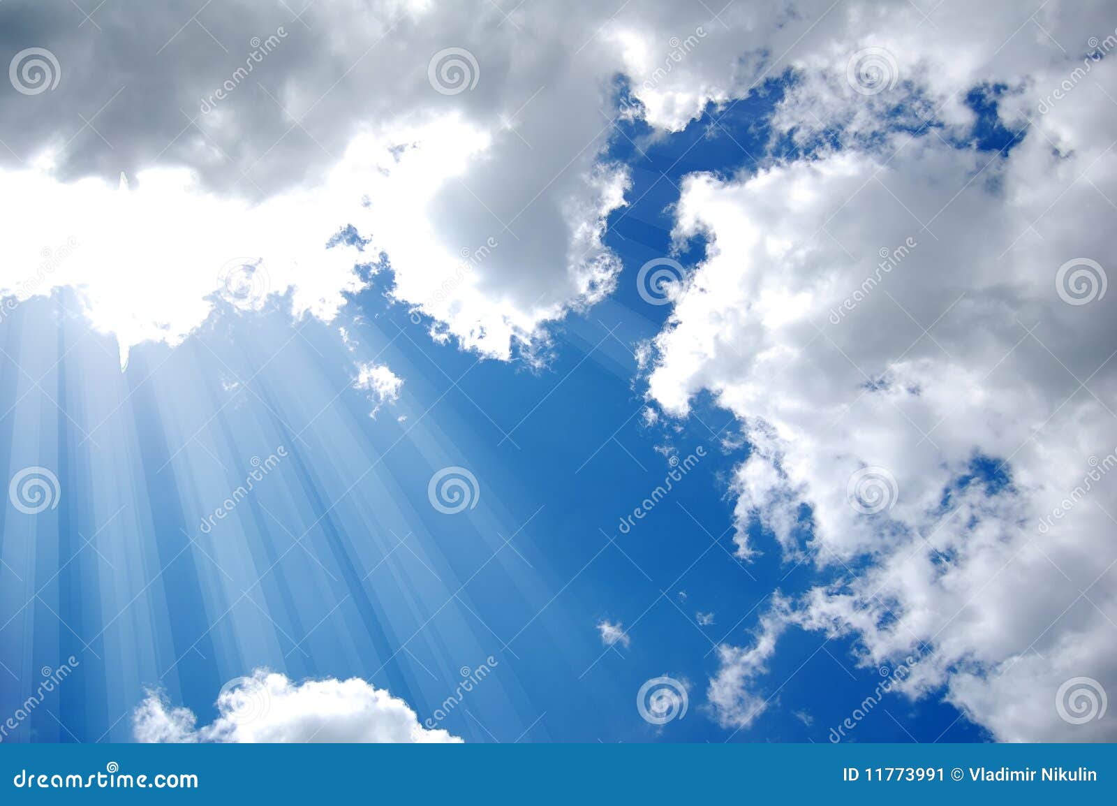 Sunshine from Clouds in Day. Stock Image Image of cloudy, haze 11773991