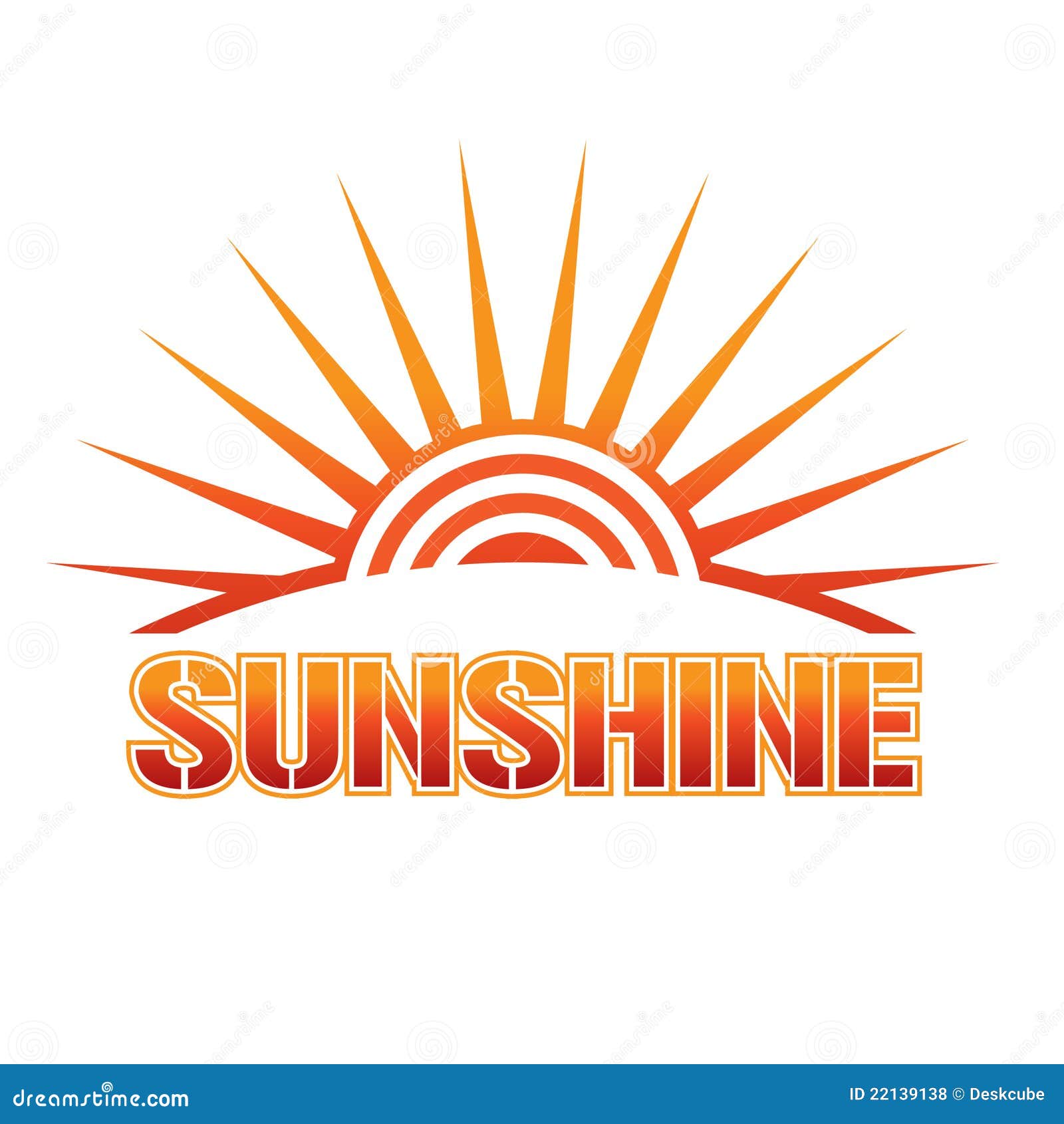 Sunshine Logo Stock Vector Illustration Of Morning Glare 22139138