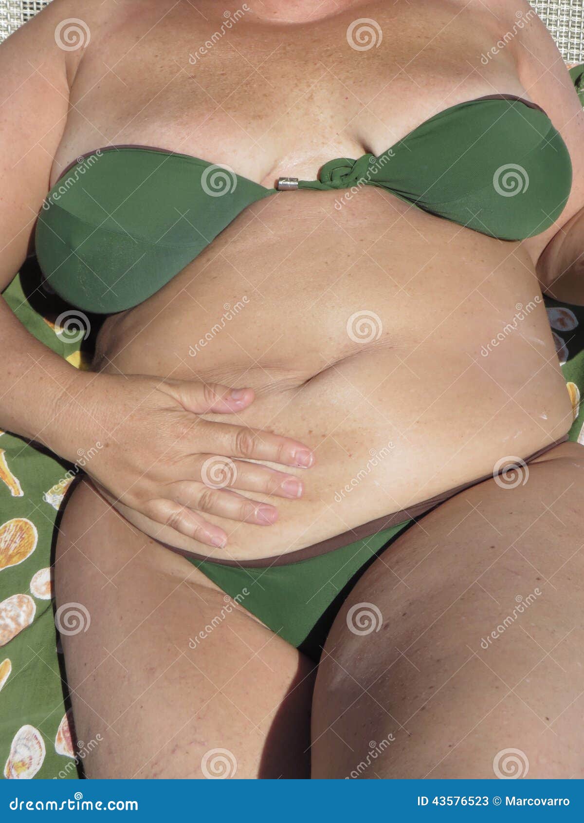 178 Chubby Lady Bikini Stock Photos