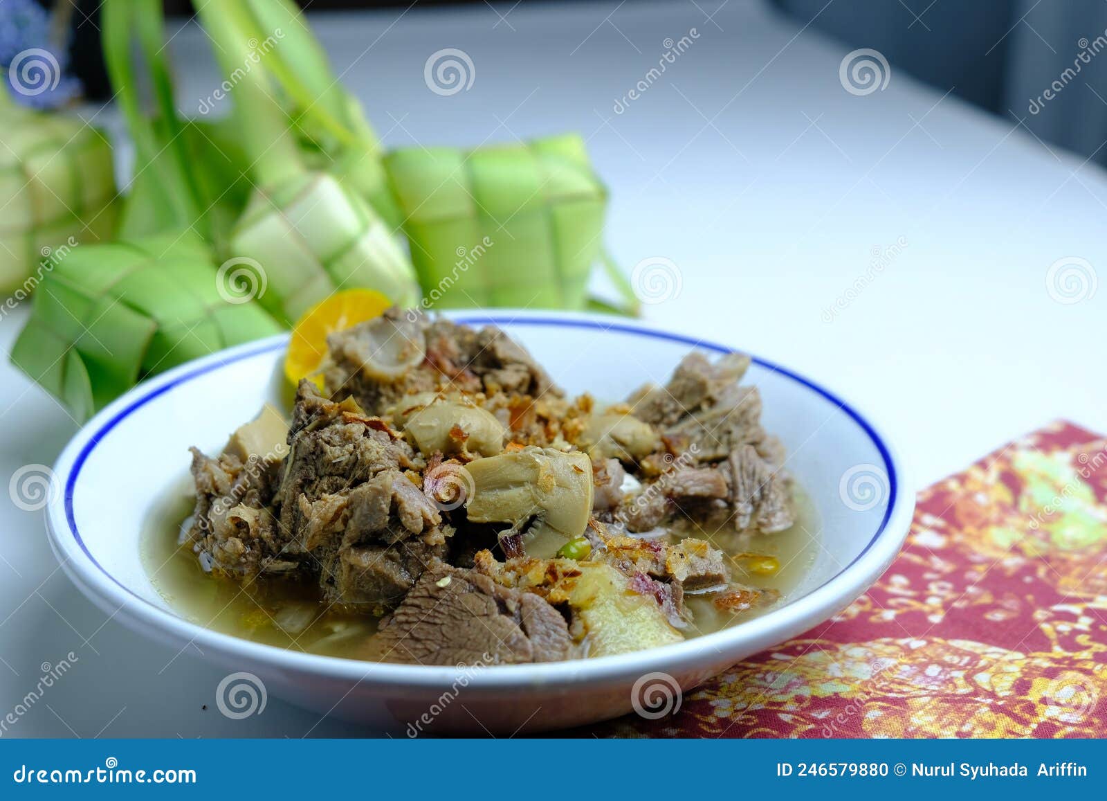 sup tulang - is the malaysian version of bone broths on white bowl delicious
