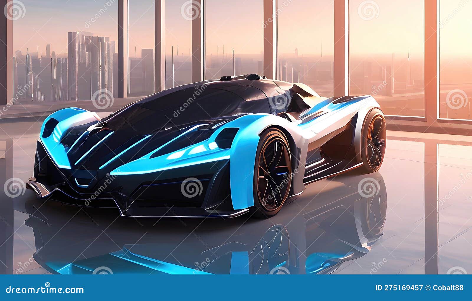 Conceito De Super Carro Desportivo Futurista No Fundo Da Corrida Noturna De  Rua Urbana Sobre Caros Carros De Luxo Exclusivos Ai Ilustração Stock -  Ilustração de velocidade, motor: 288769408